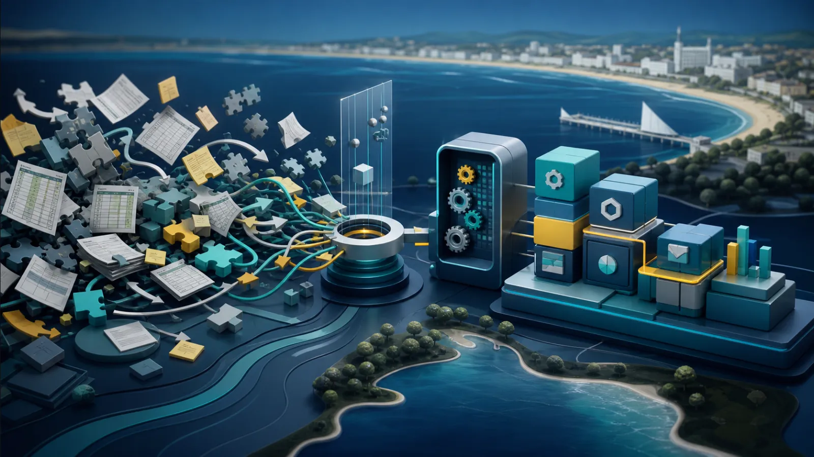Manual business processes becoming a coherent bespoke software system in Bournemouth