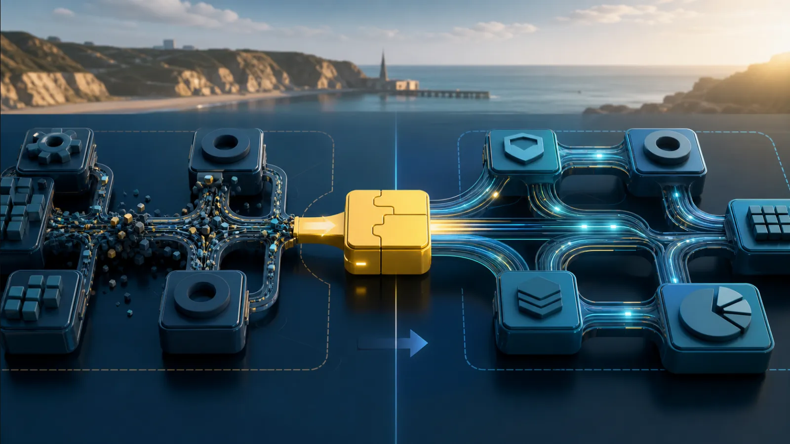 Contract developer module joining a Bournemouth software delivery system
