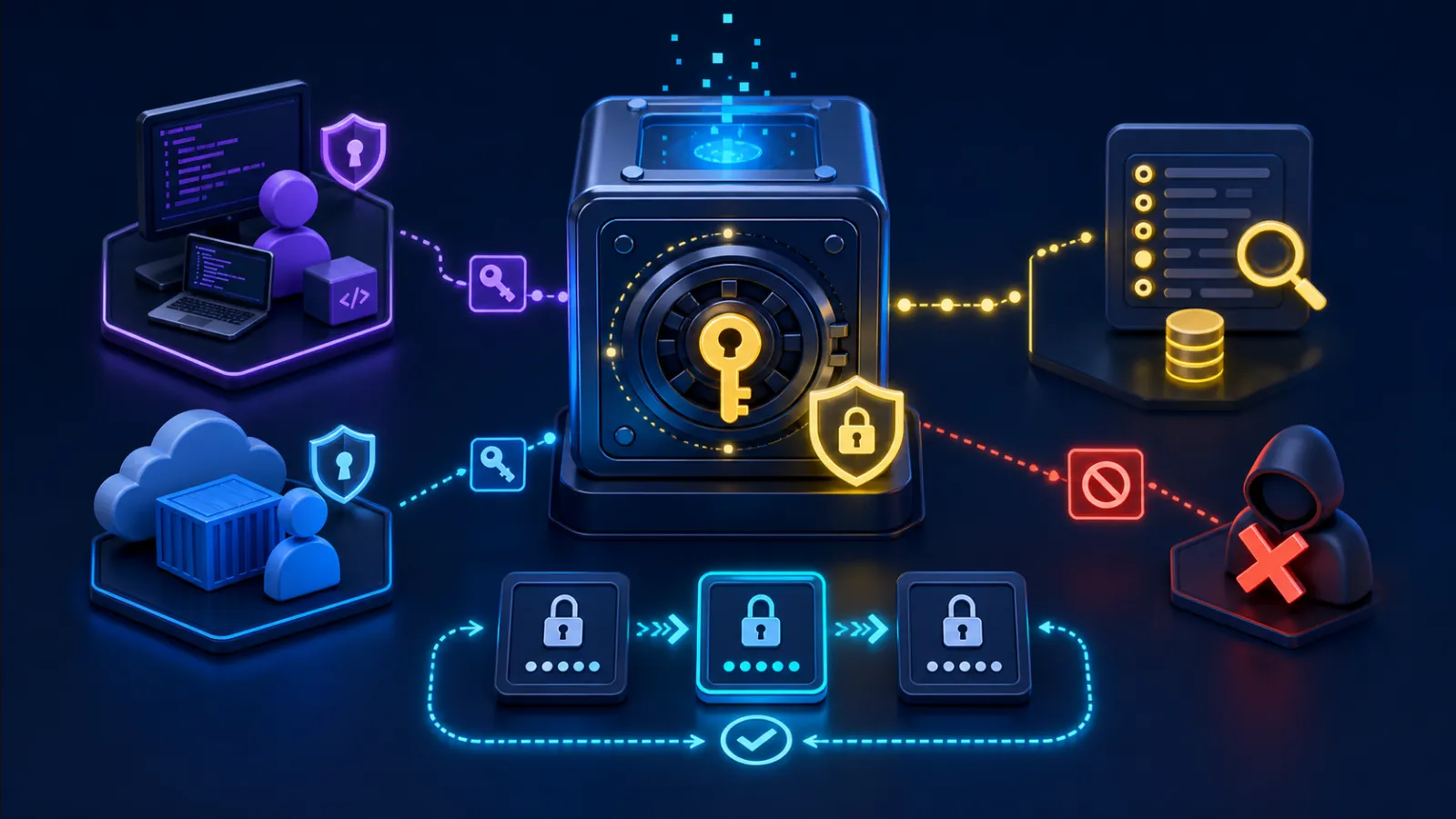 Digital vault protecting application secrets
